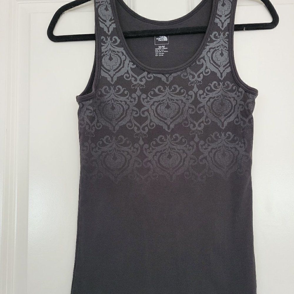 THE North Face black and grey athletic tank top Size M